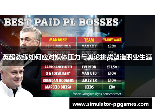 英超教练如何应对媒体压力与舆论挑战塑造职业生涯